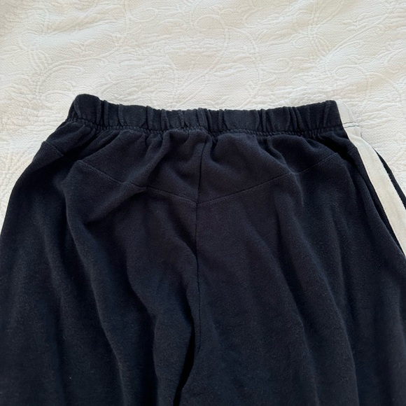 Brandy Melville Navy Track Pant with White Stripe - Picture 5 of 5